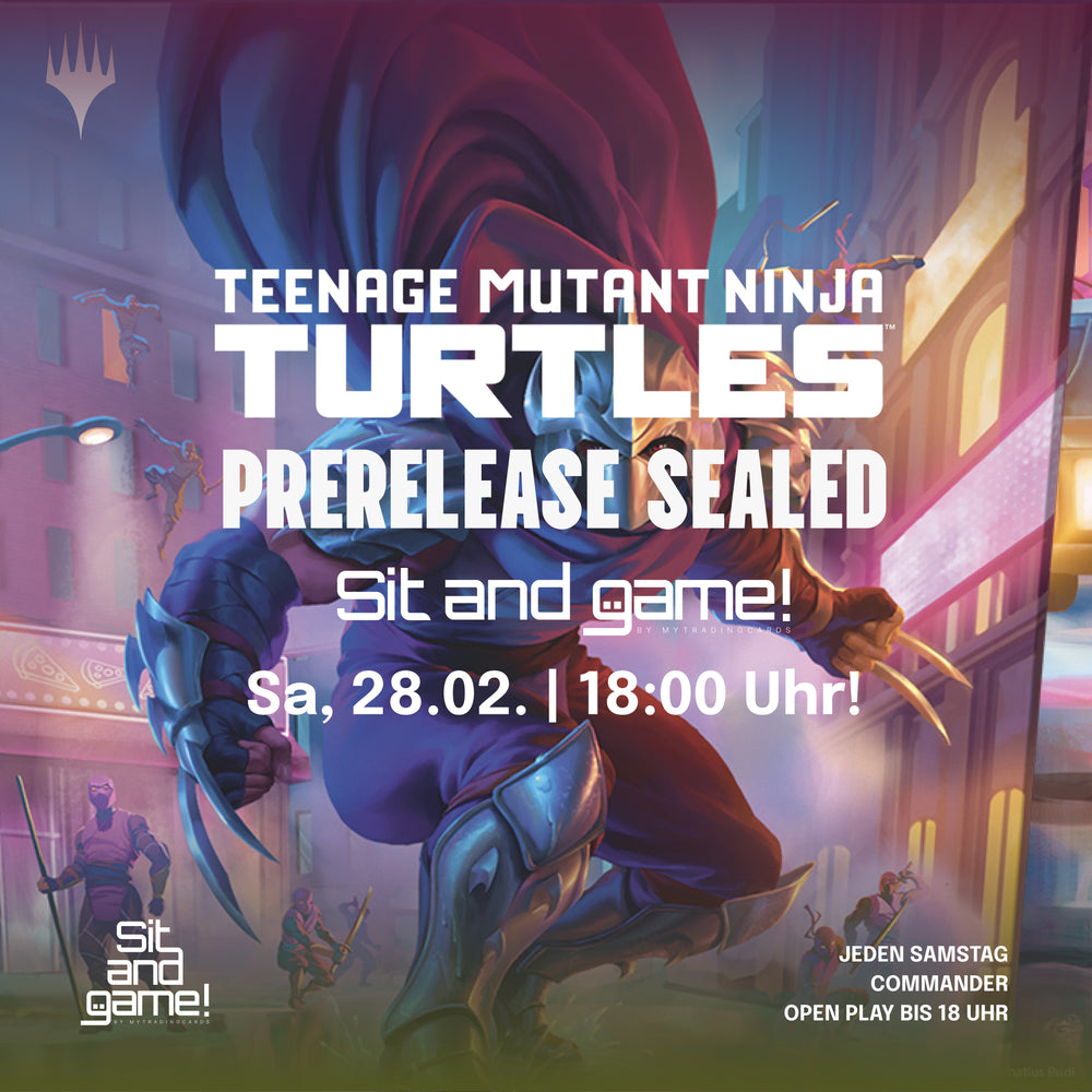 Prerelease Sealed Teenage Mutant Ninja Turtles 28.02.26