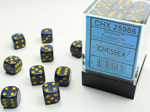 Chessex Speckled 12mm Twilight Dice Block