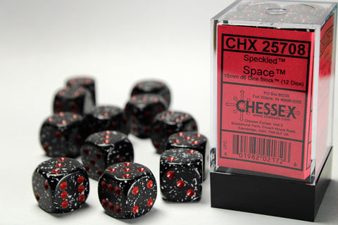 Chessex Specled 16mm Space Dice Block