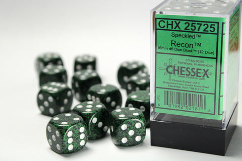 Chessex Specled 16mm Recon Dice Block