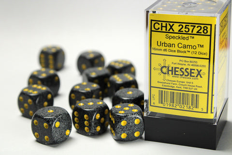 Chessex Specled 16mm Urban Camo Dice Block