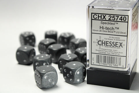 Chessex Specled 16mm Hi-tech Dice Block