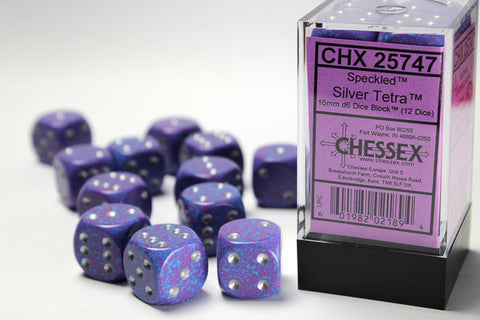 Chessex Specled 16mm Silver Terra Dice Block