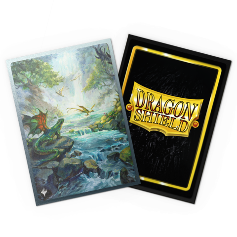 Matte Dual Art Sleeves MTG Landfall Series - Misty Rainforest