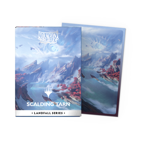 Matte Dual Art Sleeves MTG Landfall Series - Scalding Tarn
