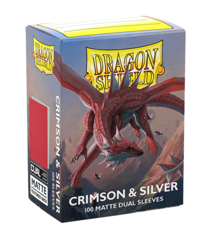 DS100 Matte Dual - Crimson & Silver