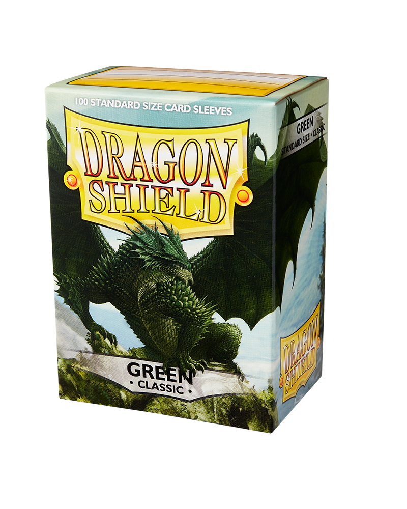 Dragon Shield Standard 100 Classic Green Sleeves