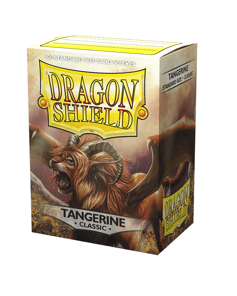 Dragon Shield Standard 100 Classic Tangerine Sleeves