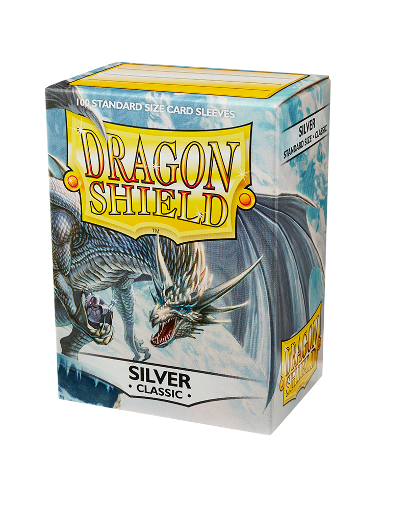 Dragon Shield Standard 100 Classic Silver Sleeves