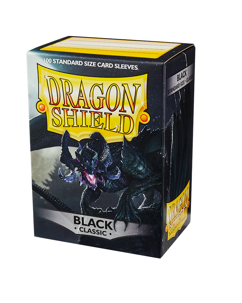 Dragon Shield Standard 100 Classic Black Sleeves