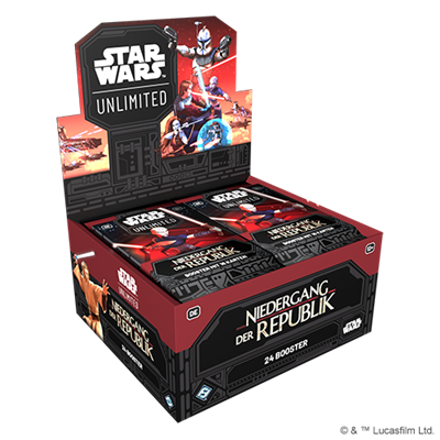 Star Wars: Unlimited - Twilight of the Republic Booster Display (24 Booster) - (englisch)