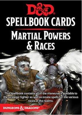 D&D Spellbook Card Martial Powers & Races