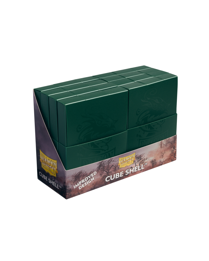 Dragon Shield 8 Cube Shells Forest Green