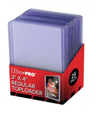 Ultra Pro 3" X 4" Regular Toploader 25 Stück