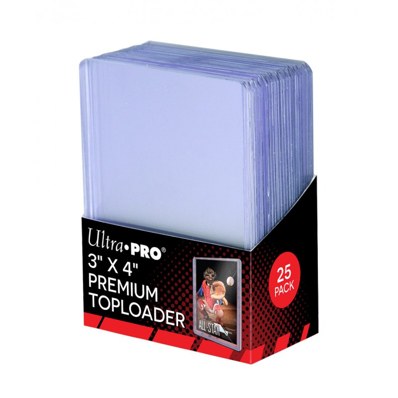 Ultra Pro 3" X 4" Premium Toploader 25 Stück