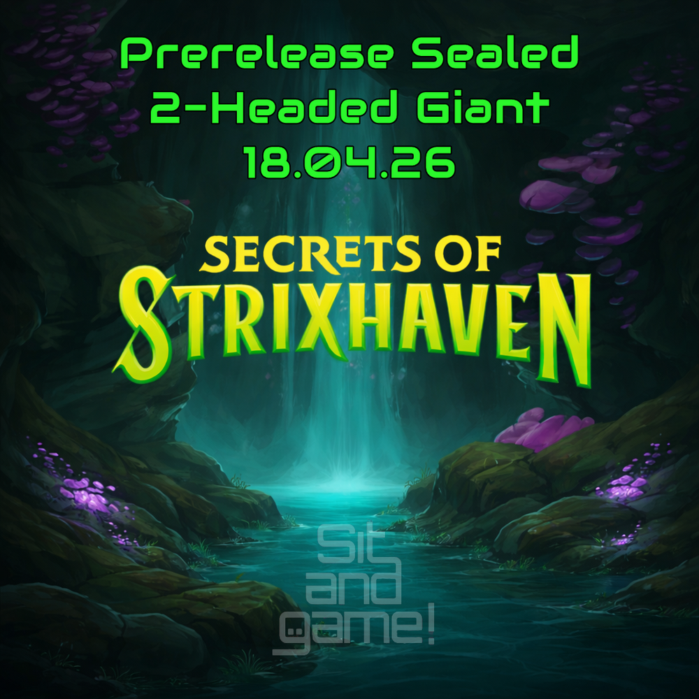 Prerelease 2-Headed Giant Sealed Secrets of Strixhaven 18.04.26