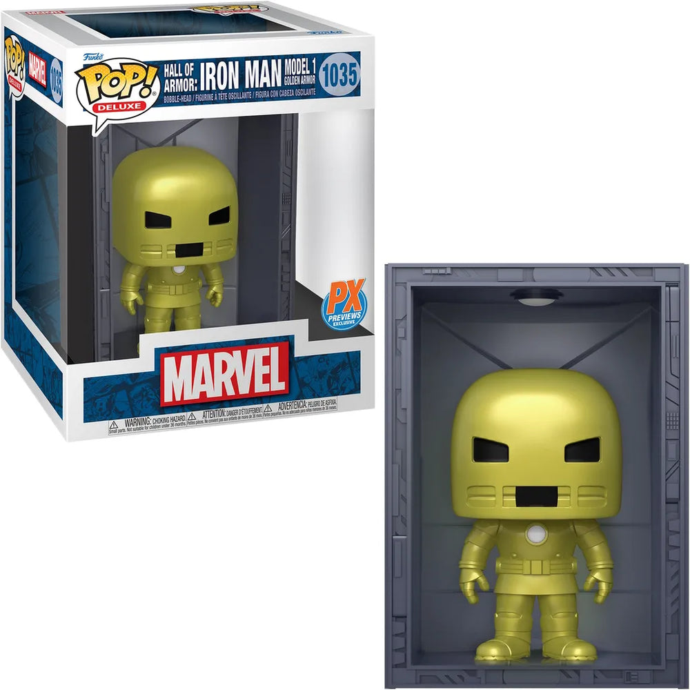 Marvel Hall of Armor POP! Iron Man Model 1 Golden Armor