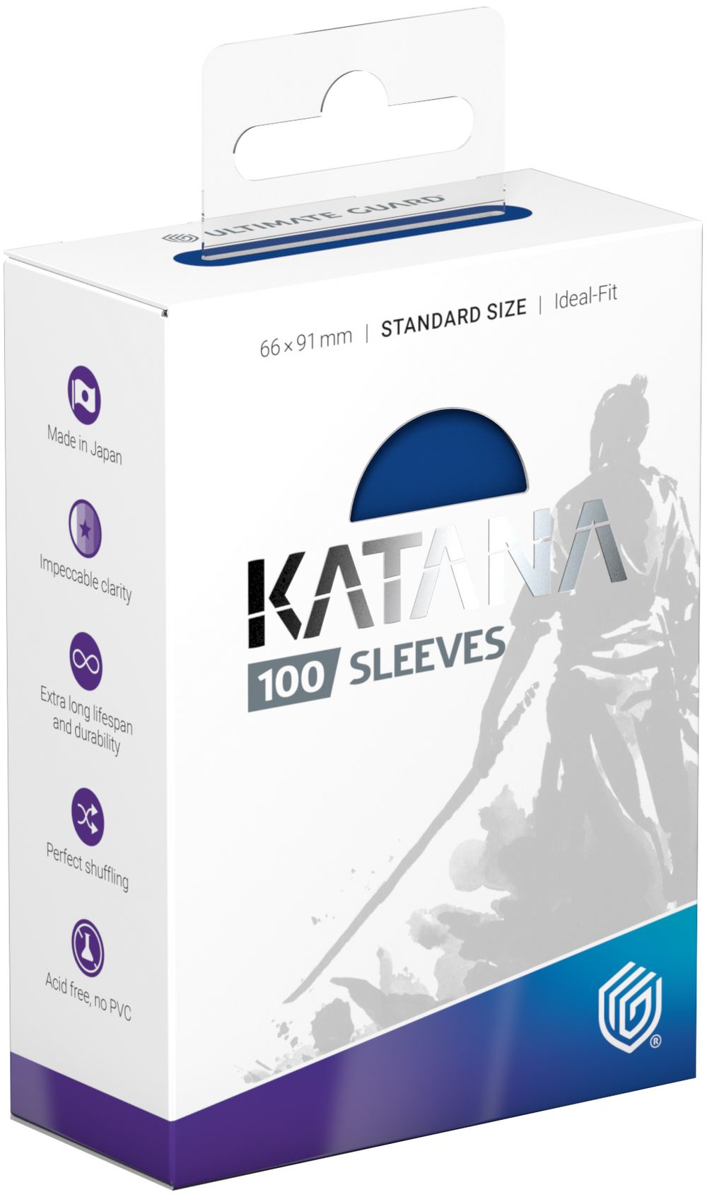 Ultimate Guard Katana Sleeves 100 Standard Blue Bird