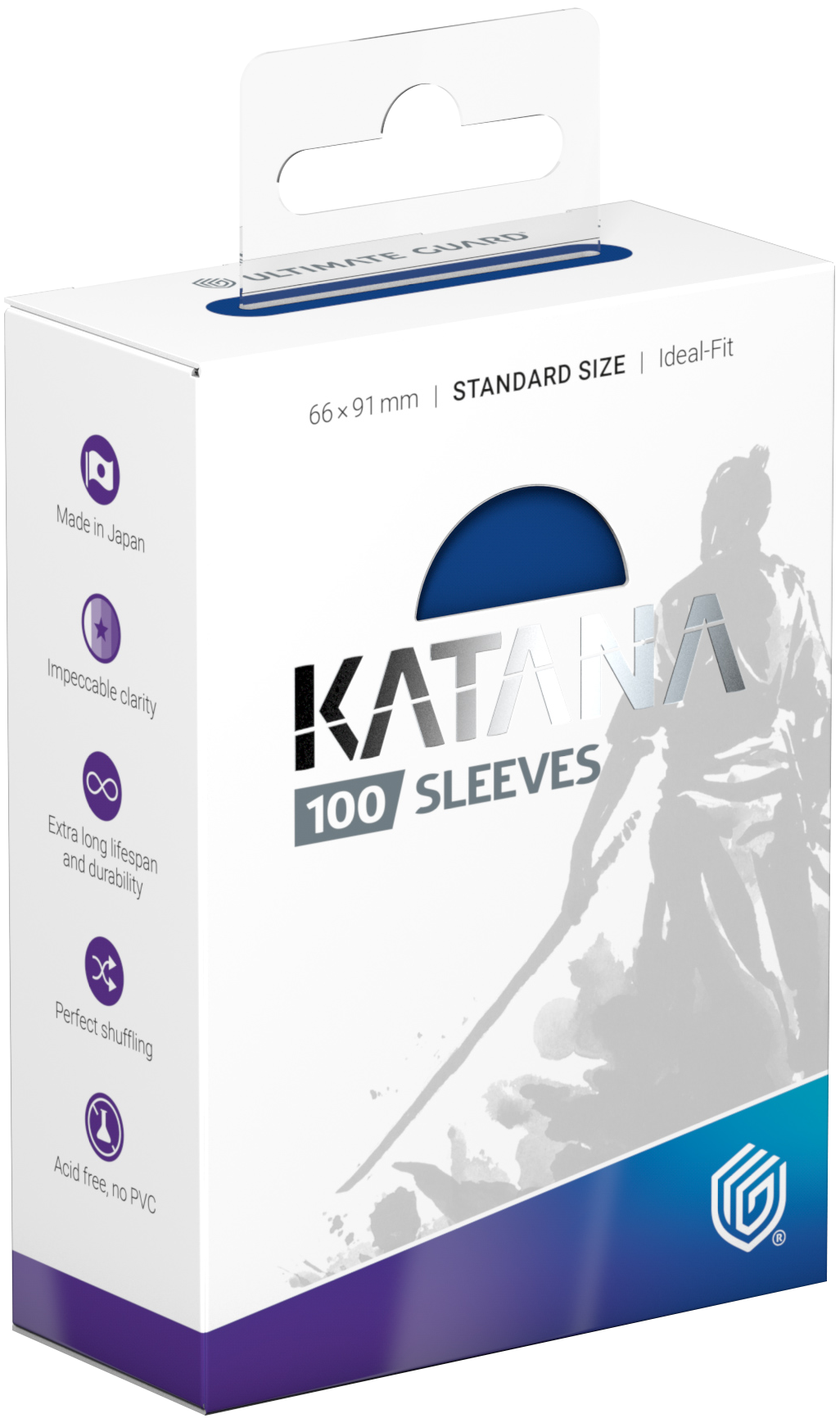 Ultimate Guard Katana Sleeves 100 Standard Blue Bird