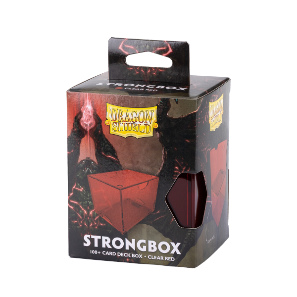 Dragon Shield Strongbox - Clear Red