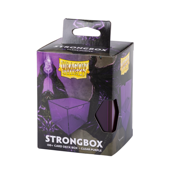 Dragon Shield Strongbox - Clear Purple