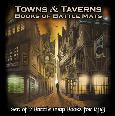 Towns & Taverns - Books of Battle Mats