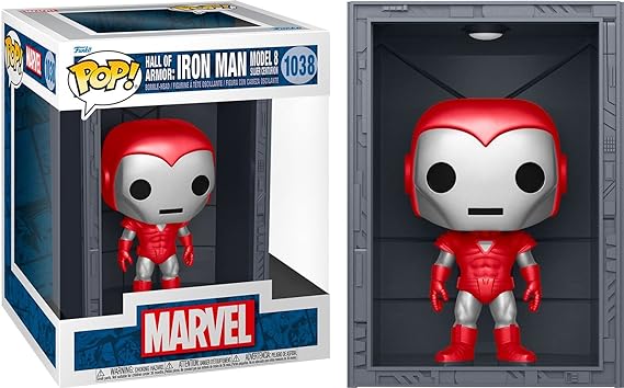 Marvel Hall of Armor POP! Iron Man Model 8 Silver Centurion