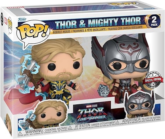 Thor Love and Thunder POP! Thor & Mighty Thor