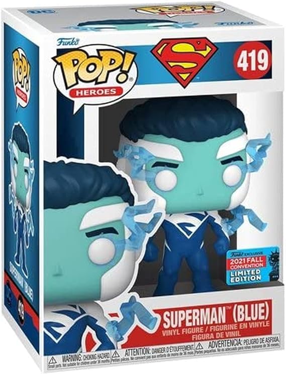 DC Super Heroes POP! Superman (Blue) 9 cm