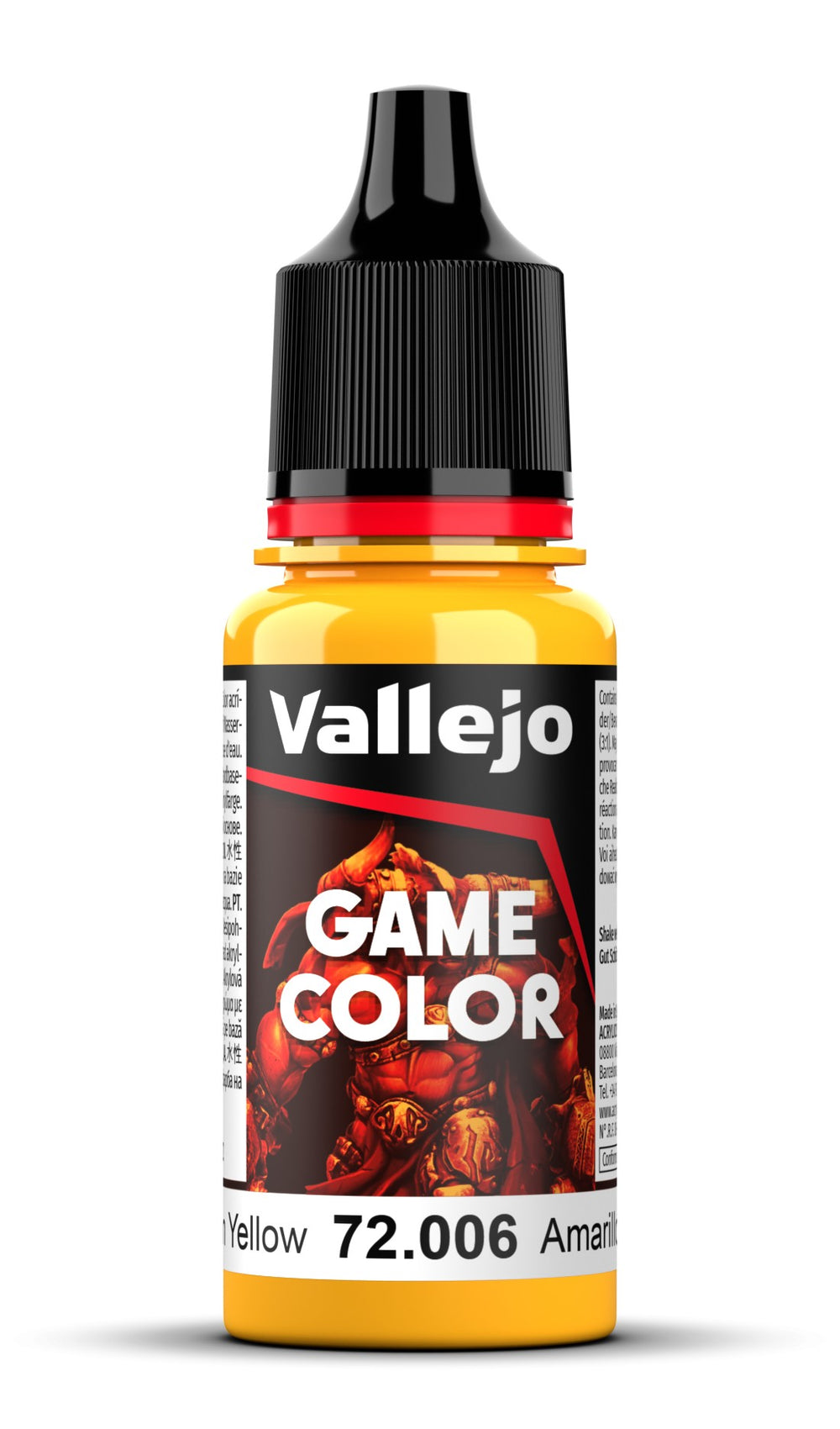 Vallejo - Sun Yellow 18 ml - Game Color