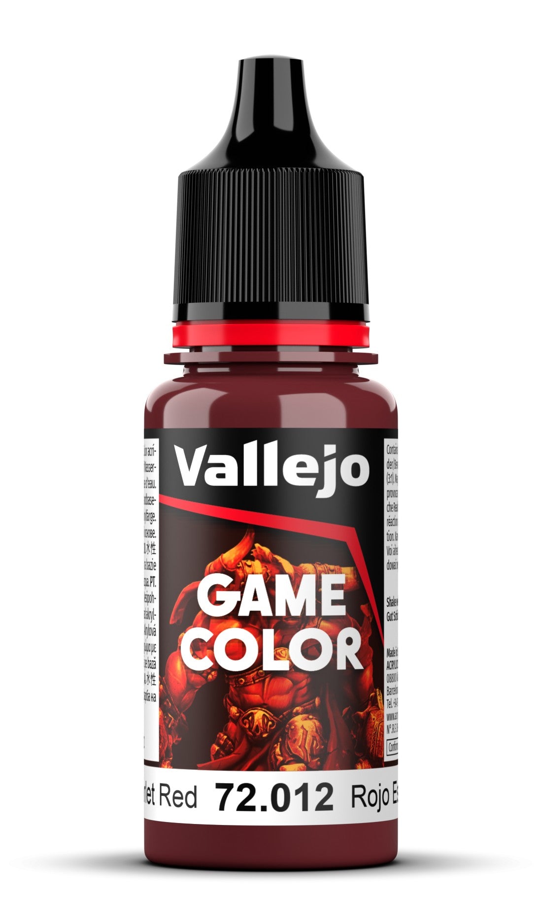 Vallejo - Scarlet Red 18 ml - Game Color