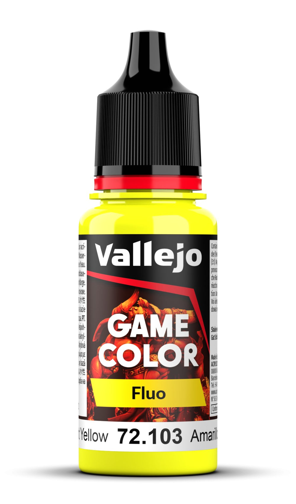 Vallejo - Fluorescent Yellow 18 ml - Game Fluo