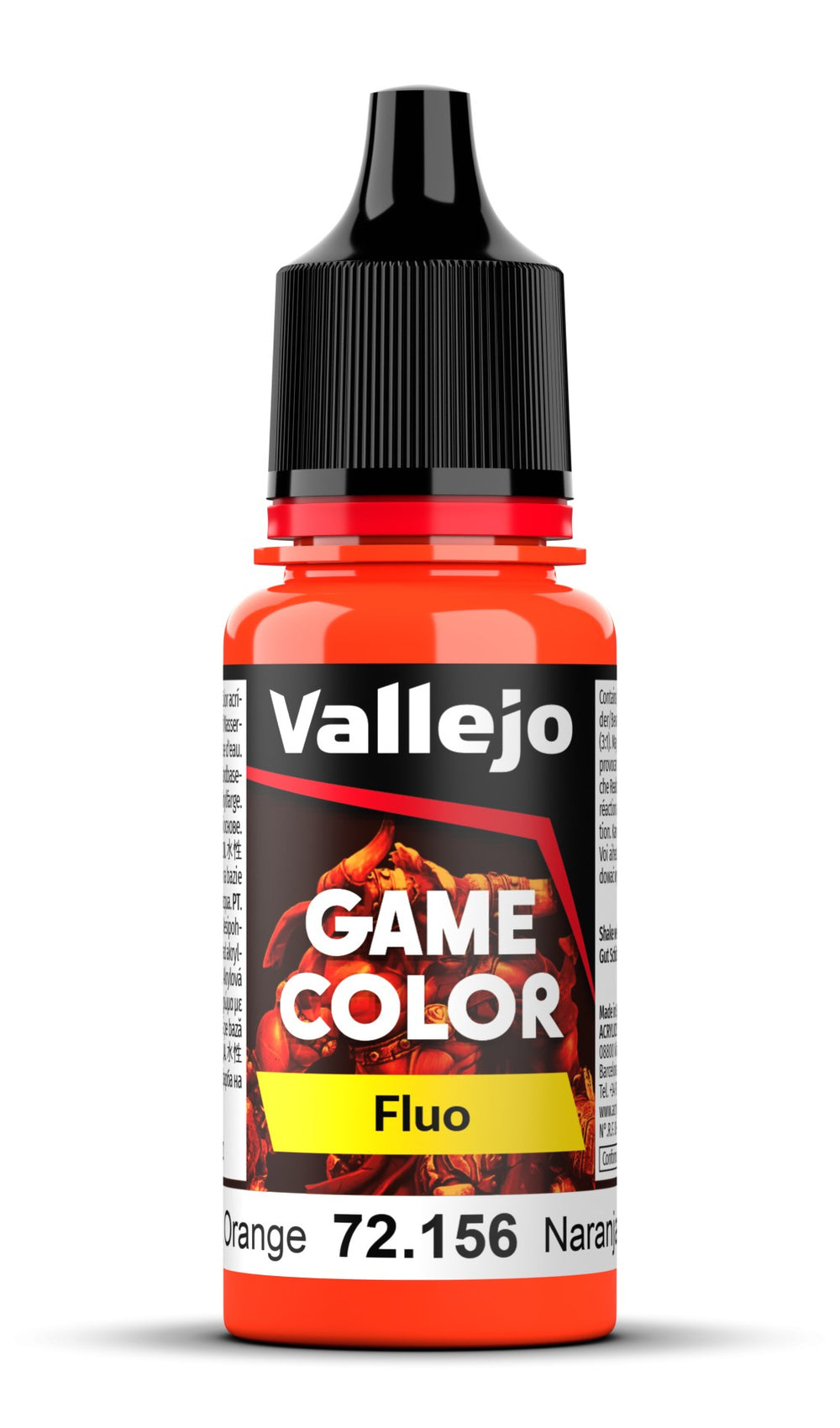 Vallejo - Fluorescent Orange 18 ml - Game Fluo