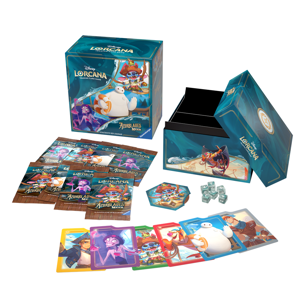 Disney Lorcana - Azurblaues Meer "Trove" (englisch)