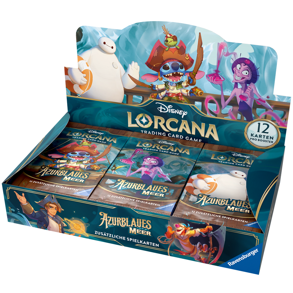 Disney Lorcana TCG Azurite Sea Booster Display(24) (englisch)