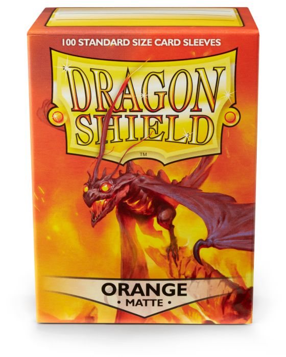 Dragon Shield Standard 100 Orange Matte