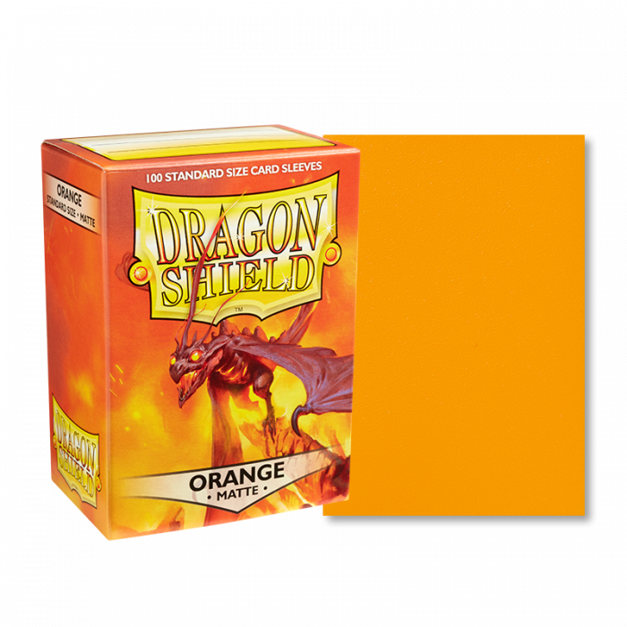 Dragon Shield Standard 100 Orange Matte