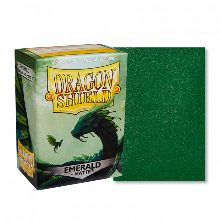 Dragon Shield Standard 100 Emerald Matte