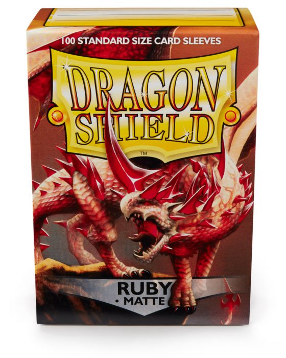 Dragon Shield Standard 100 Ruby Matte