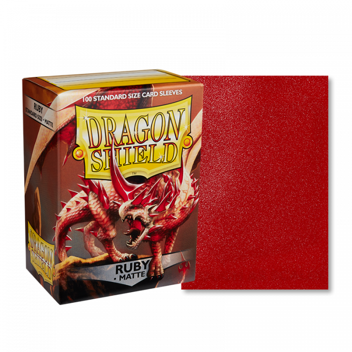 Dragon Shield Standard 100 Ruby Matte