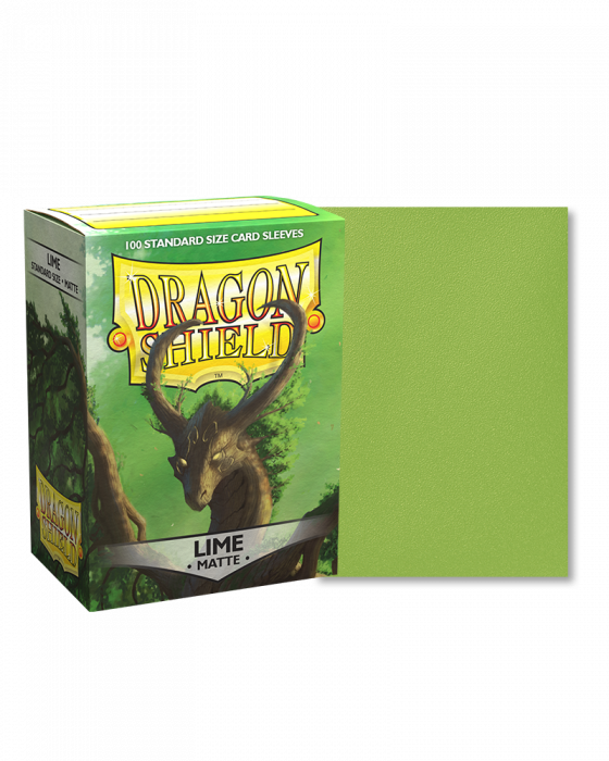 Dragon Shield Standard 100 Lime Matte