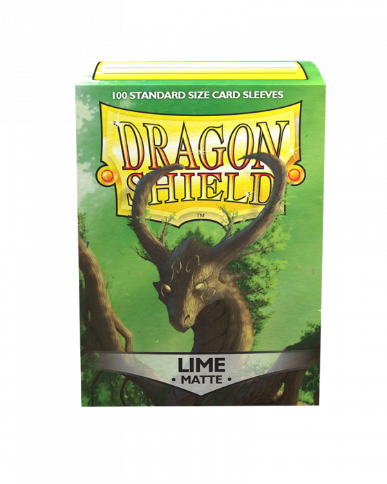 Dragon Shield Standard 100 Lime Matte