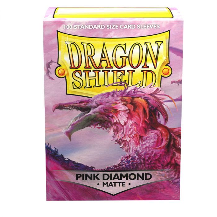 Dragon Shield Standard 100 Pink Diamond Matte