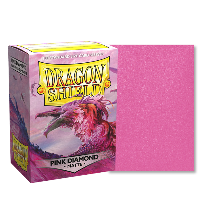 Dragon Shield Standard 100 Pink Diamond Matte