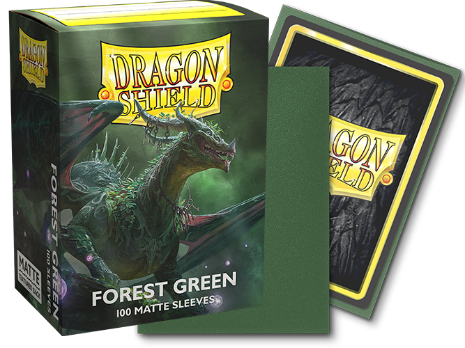 Dragon Shield Standard 100 Forest Green Matte