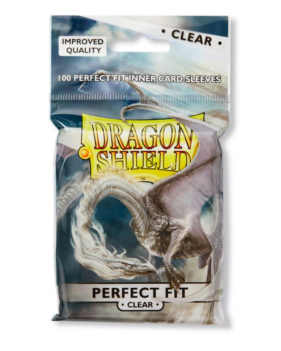 Dragon Shield Standard 100 Perfect Fit Clear Inner Card Sleeves