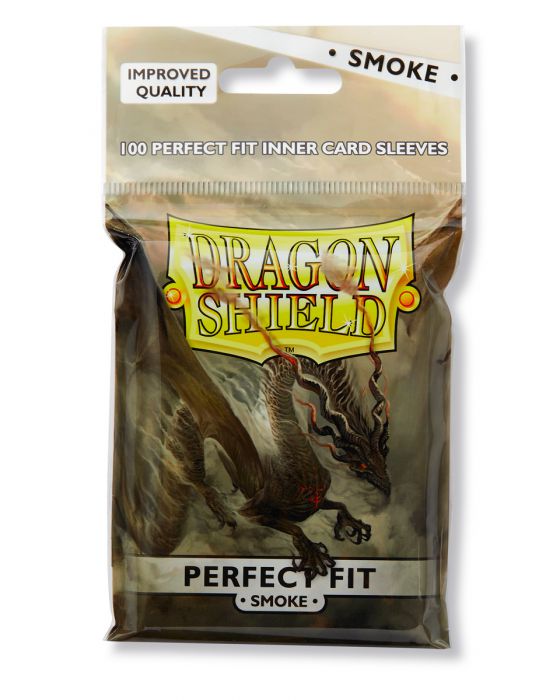 Dragon Shield Perfect Fit Inner Card Sleeves Smoke