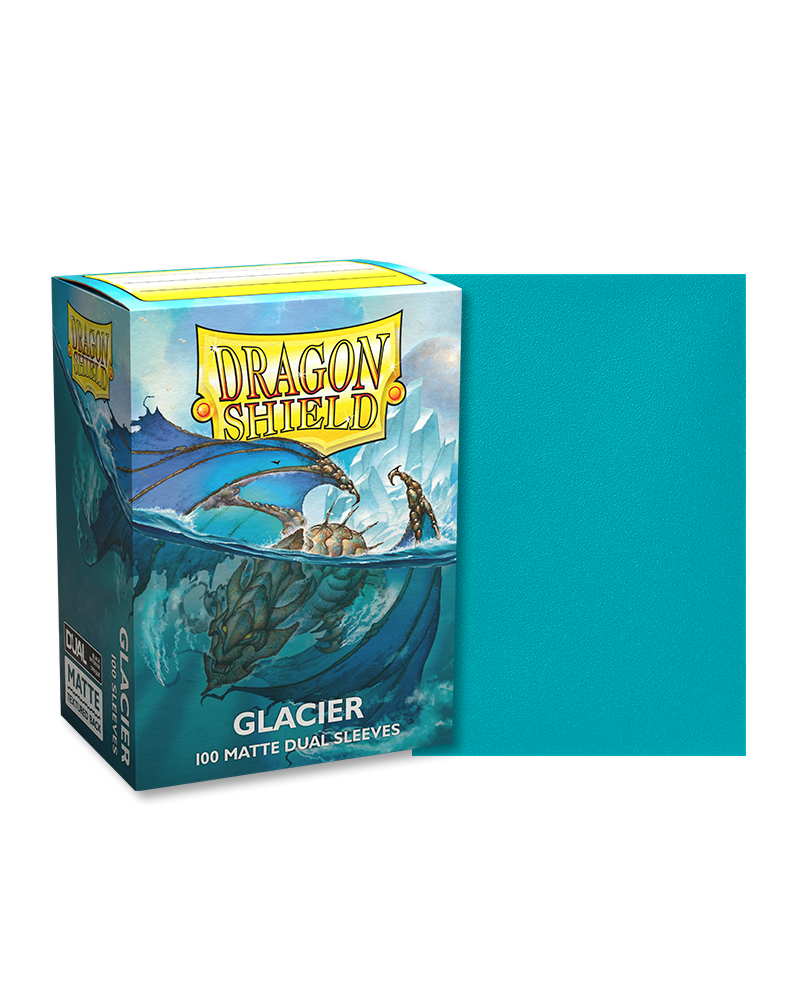 Dragon Shield Standard 100 Matte Dual Sleeves Glacier