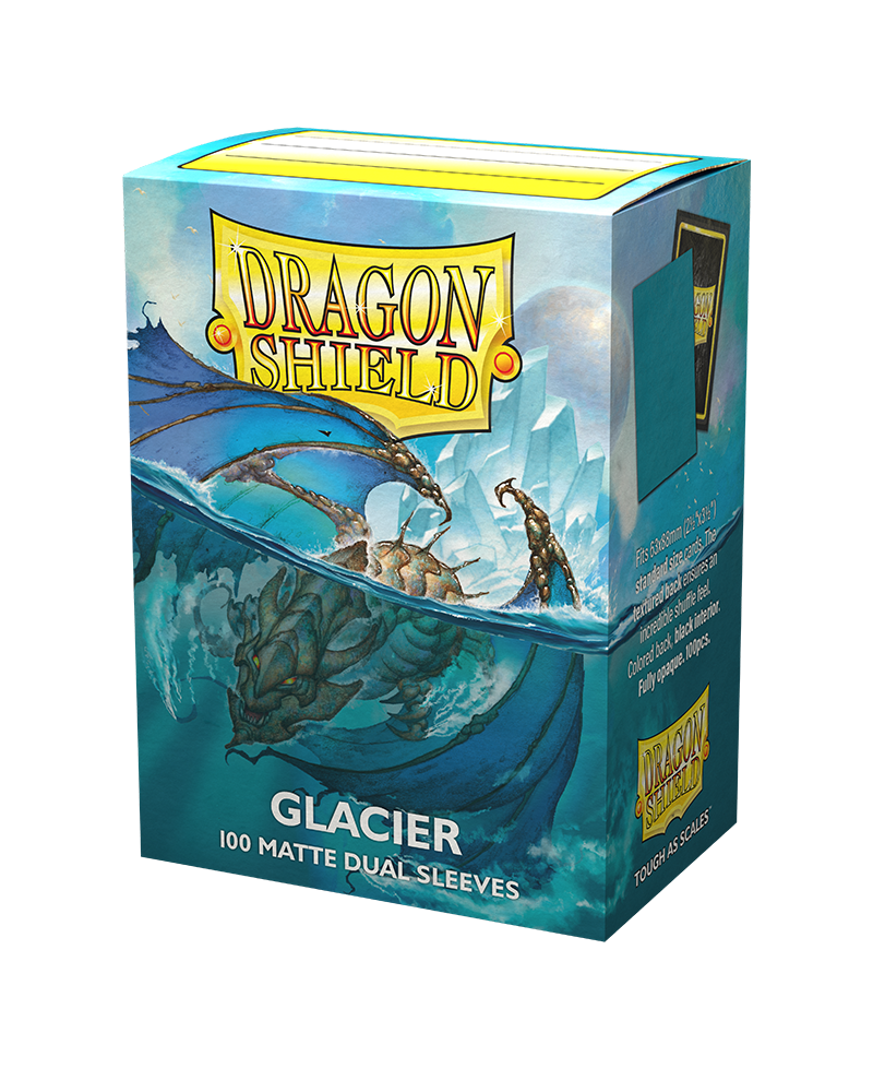 Dragon Shield Standard 100 Matte Dual Sleeves Glacier