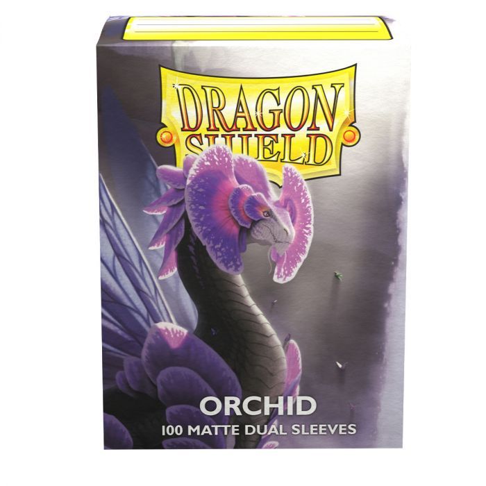 Dragon Shield Standard 100 Matte Dual Sleeves Orchid